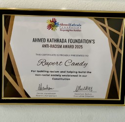 Ahmed Kathrada Foundation Anti-Racism Award 2025