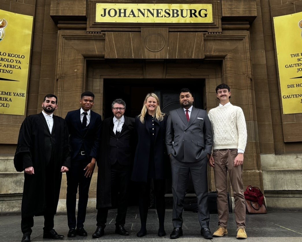 The RCA team outside the Johannesburg High Court following the META ruling